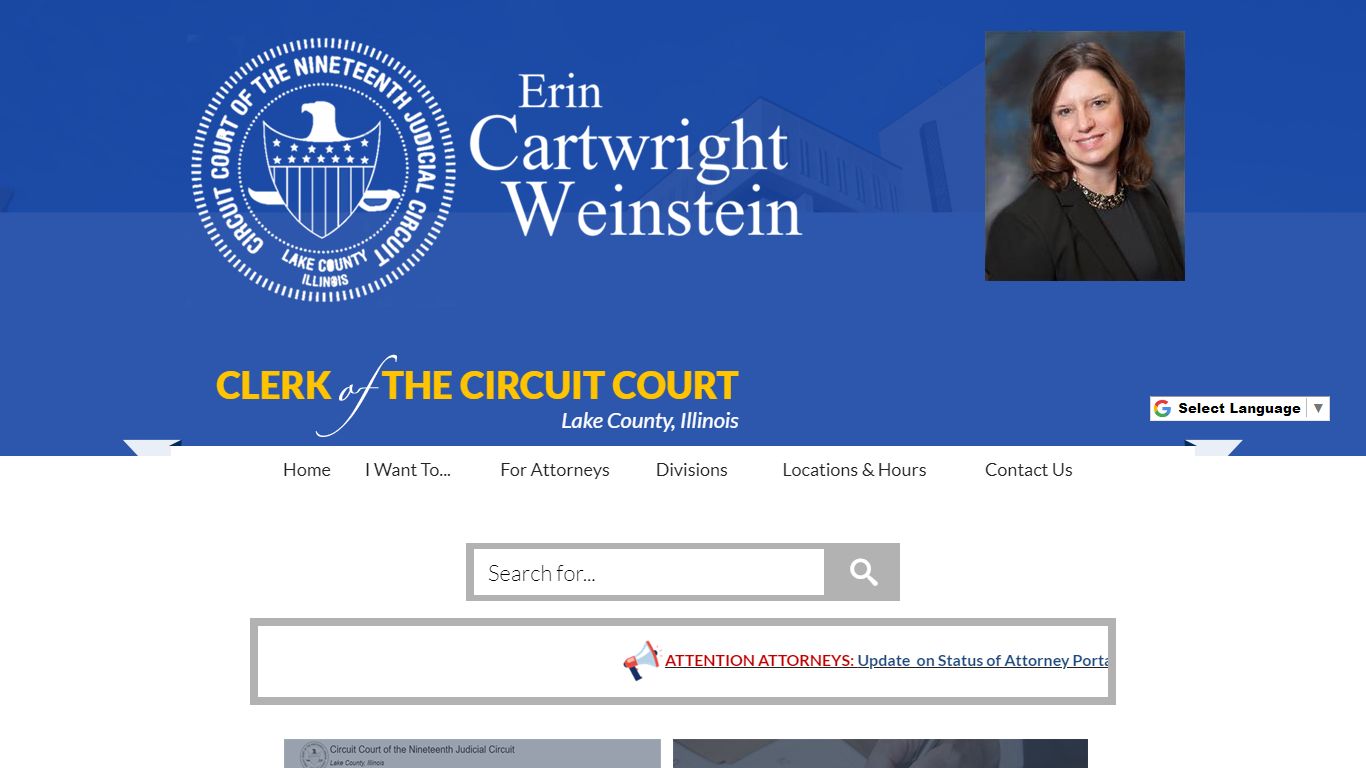 Erin Cartwright Weinstein Lake County, Illinois, Clerk of the Circuit Court